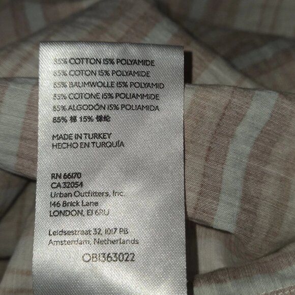 We The Free‎ Free People Poolside Printed Boyfriend Shirt Medium - Picture 8 of 8